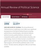 点击查看Annual Review Of Political Science