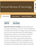 点击查看Annual Review Of Sociology