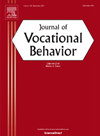 点击查看Journal Of Vocational Behavior