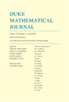 点击查看Duke Mathematical Journal